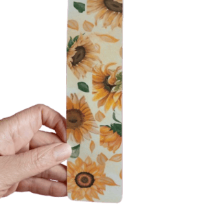 Sunflower-Themed Bookmark