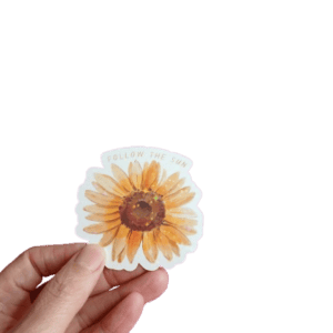 Holographic Sunflower Sticker