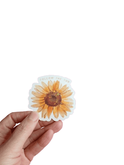 Holographic Sunflower Sticker